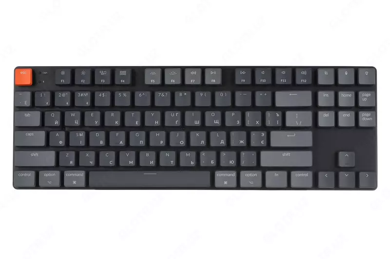 Клавиатура KEYCHRON K1 104 keys  Gateron Brown  RGB  BLACK