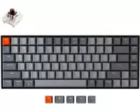 Oʻyin klaviaturasi Keyboard Keychron V5 100 Key QMK Keychron K PRO Red Hot-Swap RGB Frosted Black