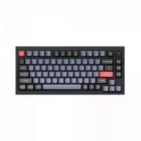 Oʻyin klaviaturasi Keychron K8 87 Key Gateron Mechanical Keyboard White LED Red Russian Layout
