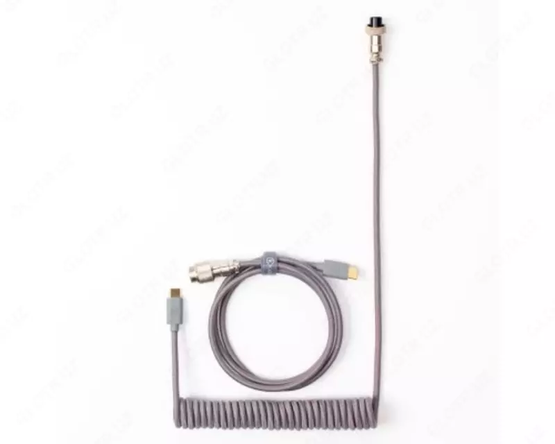 Кабель Aviator Cabel Type-A/Type-C Keychron Coiled Cable Grey