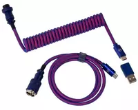 Kabel Aviator Cabel Type-A/Type-C Keychron Coiled Cable Black