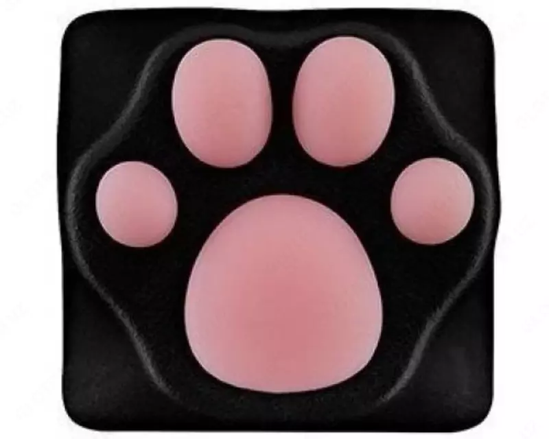 Кейкап Varmilo Kitty Paw ABS прорезиненные 1шт  Black