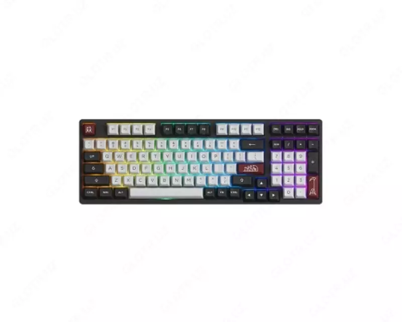  Клавиатура Akko 3098S RGB Dracula(Hotswappable) CS Silver RGB - 