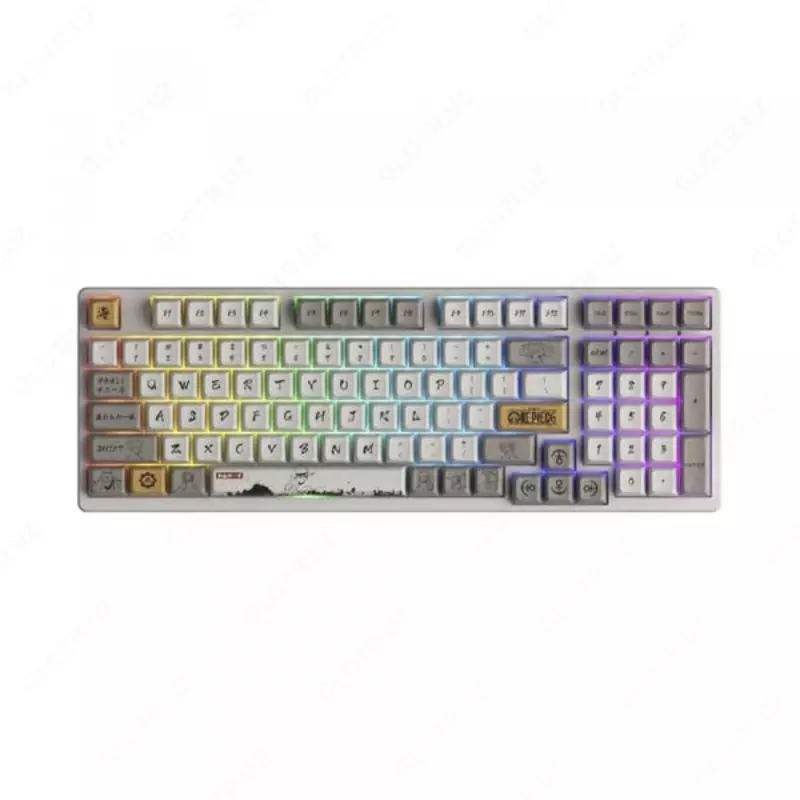  Клавиатура Akko 3098S RGB One Piece Calligraphy(Hotswappable) CS Jelly Blue RGB - 