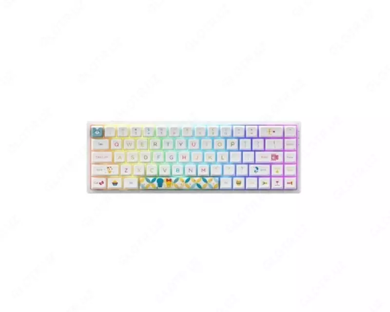  Клавиатура Akko 3068B Doraemon Rainbow CS Jelly Pink RGB - 