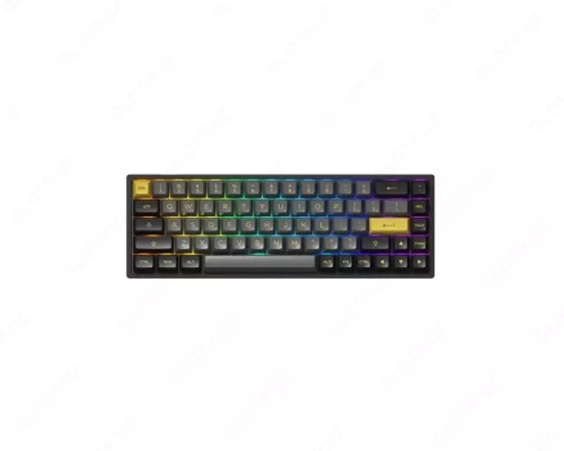 Клавиатура Akko 3068B Plus Black&Gold CS Jelly Purple RGB