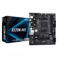 ASRock A520M-HVS sAM4 A520 anakart 2xDDR4 HDMI-VGA USB 3.2 mATX