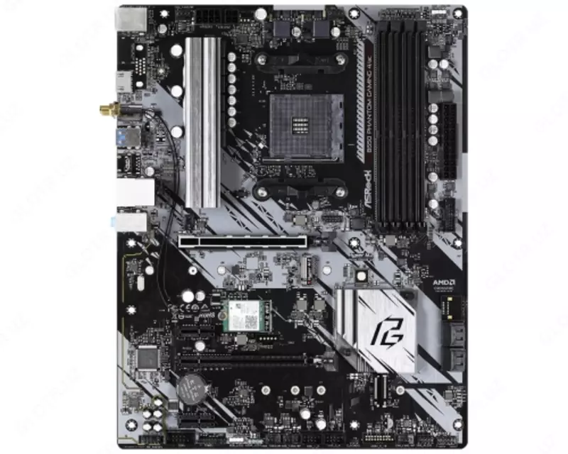  Материнская плата ASRock B550 PHANTOM GAMING 4/AC sAM4 B550 4xDDR4 HDMI M.2 Wi-Fi!!!BT ATX - 