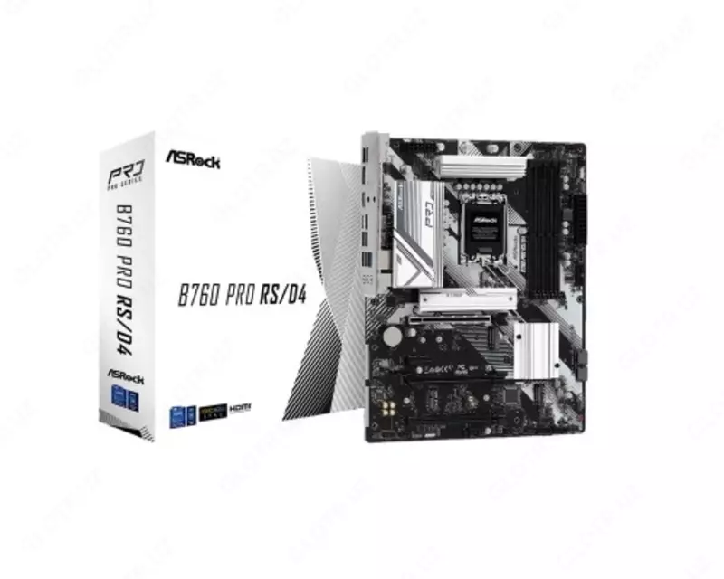  Материнская плата ASRock Motherboard ASRock B760 Pro RS/D4 s1700 B760 4xDDR4 HDMI DP ATX - 