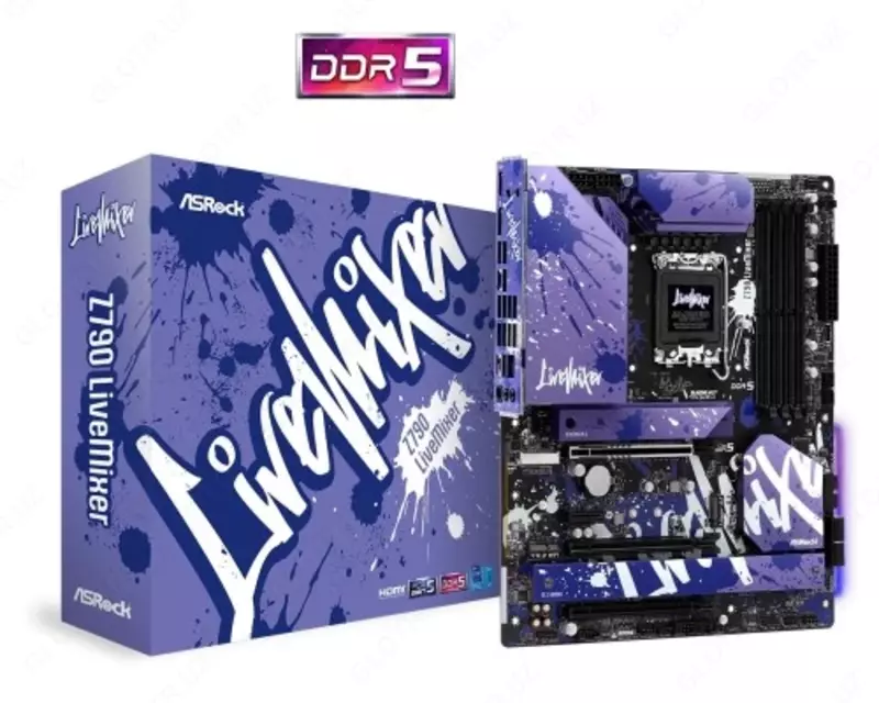 Материнская плата Motherboard ASRock Z790 LIVEMIXER s1700 Z790 4xDDR5 M.2 HDMI DP ATX