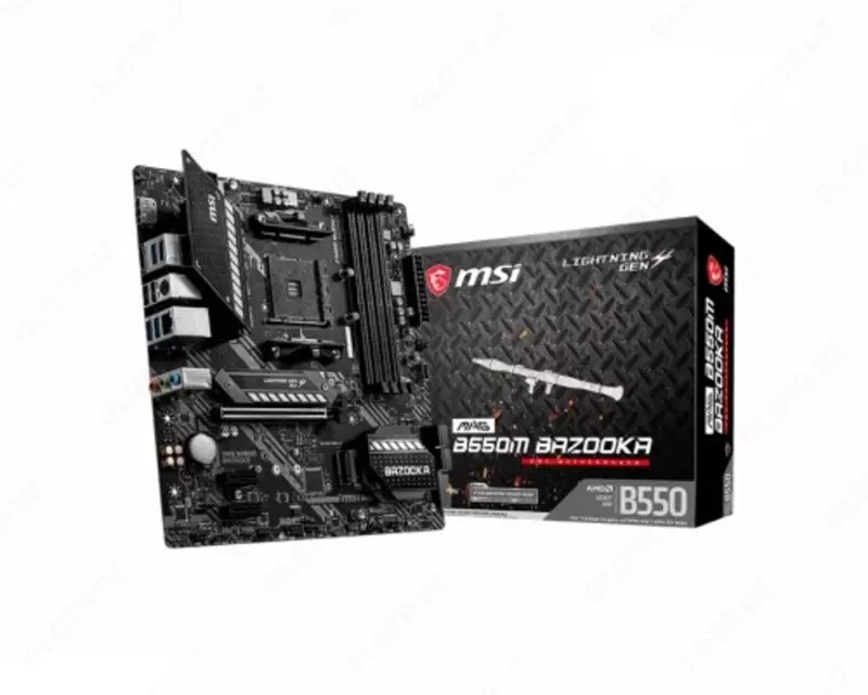  Материнcкая плата MSI MAG_B550M_BAZOOKA sAM4 B550 4xDDR4 HDMI-DP mATX - 