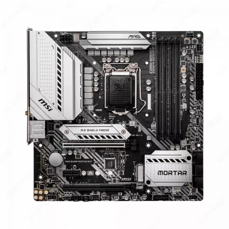 Материнcкая плата MSI MAG_B460M_MORTAR s1200 B460 4xDDR4 M.2 HDMI-DP mATX