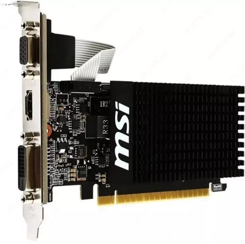 Видеокарта MSI GeForce GT710 1GB DDR3 64bit low profile silent