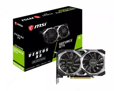  Видеокарта MSI GeForce GTX1650 SUPER 4GB GDDR6 VENTUS XS OC - 