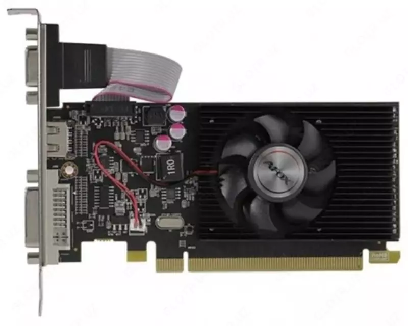  Видеокарта AFOX Radeon R5 220 1GB DDR3 64Bit DVI-HDMI-VGA low profile - 