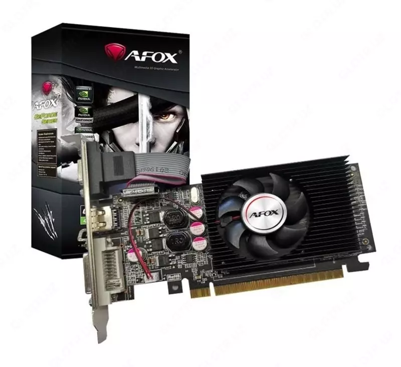 Видеокарта AFOX GeForce GT610 1GB DDR3 64Bit DVI-HDMI-VGA low profile