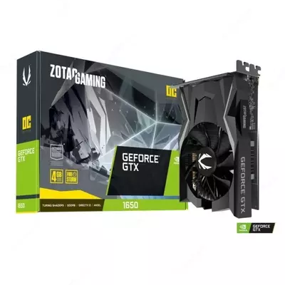 Видеокарта ZOTAC GTX1650 4GB GDDR6 OC Gaming
