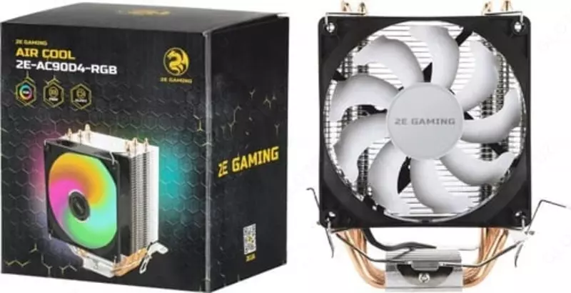 Процессорный кулер 2E GAMING AIR COOL (AC90D4)  1700  775 115X 1366   FM1 FM2  AM2 AM2+  AM3 AM3+ AM4  90мм  2510-4pin  TDP 130W - 