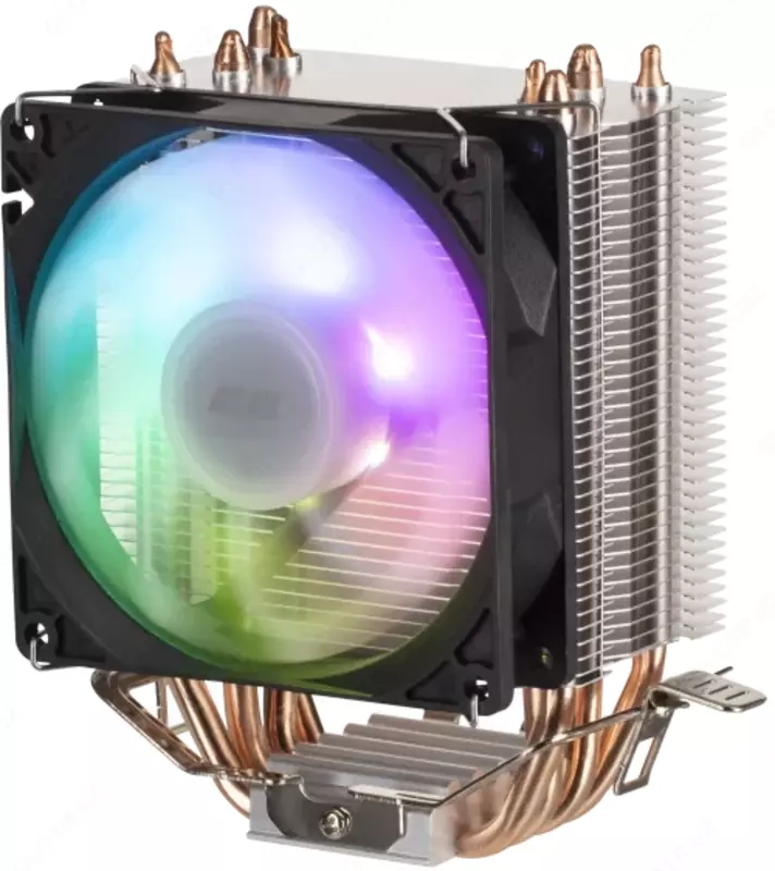  Процессорный кулер 2E GAMING AIR COOL (ACM90D4) RGB 115X 1200 1366 1700 FM1 FM2 AM2 AM2+ AM3 AM3+ AM4  90mm TDP 180W - 