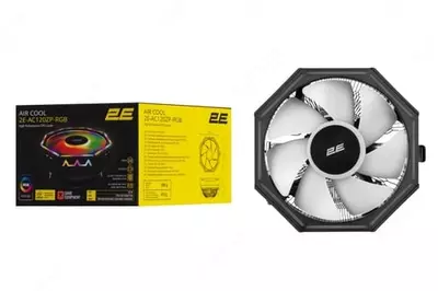 2E Gaming CPU cooling system Air Cool AC120ZP RGB  LGA1700  1200  115X  775  AM5  AM4  AM3  AM3+  AM2  AM2+  FM2  FM1  4pin RGB  TDP 95W