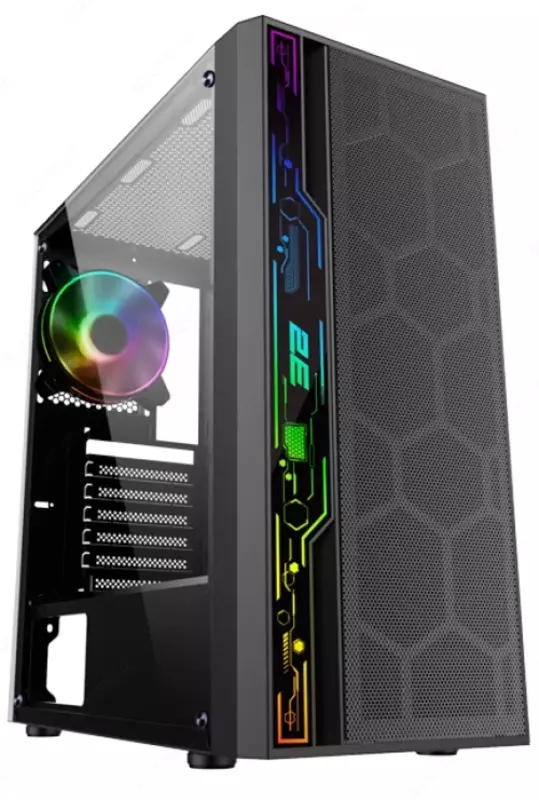 Case 2E GAMING RUNA + Quvvat manbai 2E 500W