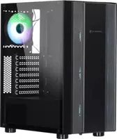 Корпус 2E GAMING RECANO (G3403) MidT  2xUSB2.0  1xUSB3.0  4x120мм ARGB  стекло (боковая панель)  без БП  черный