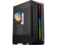  Корпус 2E GAMING HUNTER (GH1) MidT  2xUSB2.0  1xUSB3.0  1x120мм ARGB  стекло (боковая панель)  без БП  черный - 