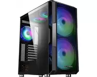 Корпус 2E GAMING CONTEGO NEO (GW05) MidT  EATX  2xUSB2.0  2xUSB3.0  2x200мм ARGB  3x120мм ARGB  стекло (боковая панель)  без БП  черный
