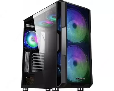  Корпус 2E GAMING CONTEGO NEO (GW05) MidT  EATX  2xUSB2.0  2xUSB3.0  2x200мм ARGB  3x120мм ARGB  стекло (боковая панель)  без БП  черный - 