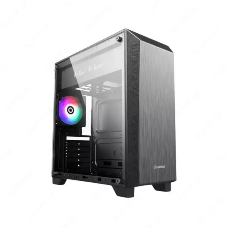 Корпус GAMEMAX NOVA-N5  MidT 1xUSB3.0  1xUSB2.0 1x120 ARGB стекло (бок.) без БП черный