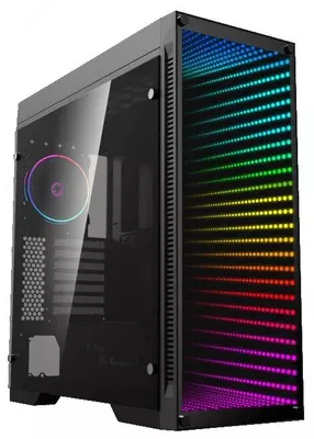 Корпус GAMEMAX ABYSS TR MidT  2xUSB3.0  2xUSB2.0  1x120ARGB  стекло (бок.) без БП черный