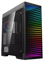  Корпус GAMEMAX ABYSS TR MidT  2xUSB3.0  2xUSB2.0  1x120ARGB  стекло (бок.) без БП черный - 