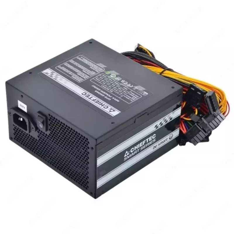 Блок питания CHIEFTEC RETAIL Smart GPS-650A8 650W 12cm fan eff. >85% 24+8pin(4+4) 2xMolex 6xSATA 2xPCIe 8pin(6+2)
