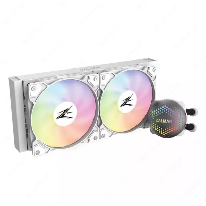  Система жидкостного охлаждения Zalman ALPHA 24 ARGB (White) 2066  2011-V3  2011  1200  115X  1700  AM4  AM5 - 