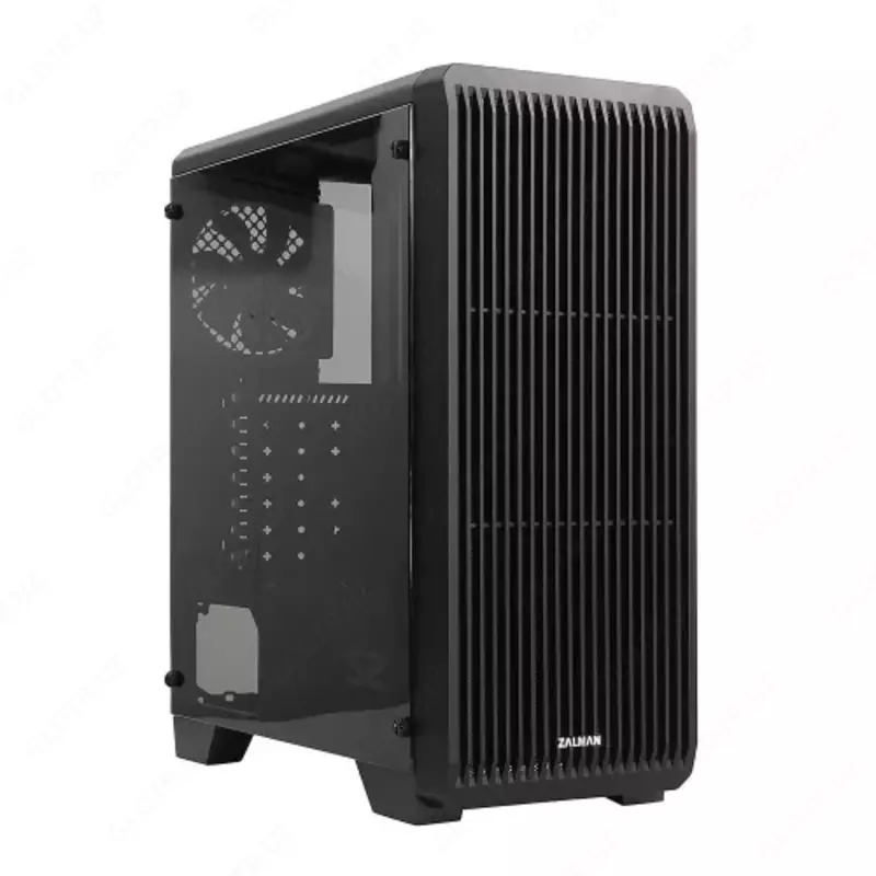 Корпус Zalman S2 TG  MidT  2xUSB2.0  1xUSB3.0  3x120мм  стекло (боковая панель)  без БП  черный