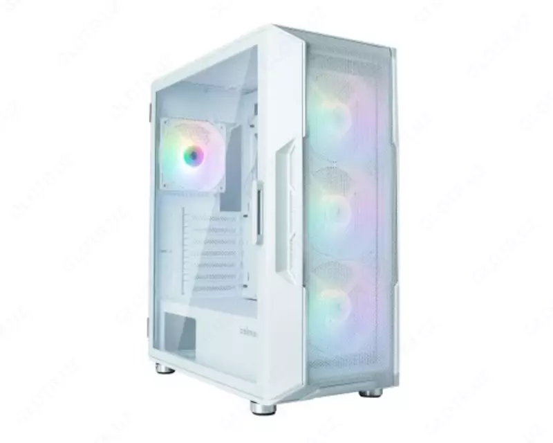  Корпус Zalman i3NEOBLACK  MidT  2xUSB2.0  1xUSB3.0  4x120мм RGB  стекло (боковая  панель)  без БП  черный - 