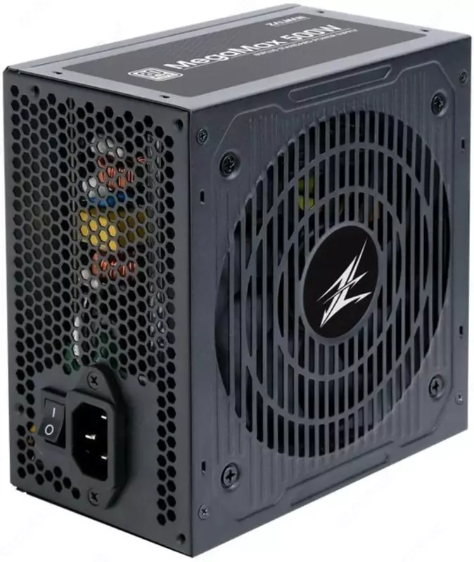 Блок питания Zalman ZM500-LXII (500W)  200-240 VAC 85%  aPFC  120мм  MB24  CPU(4+4)  6xSATA  2xPCIe  3xMOLEX OTP OVP UVP SCP