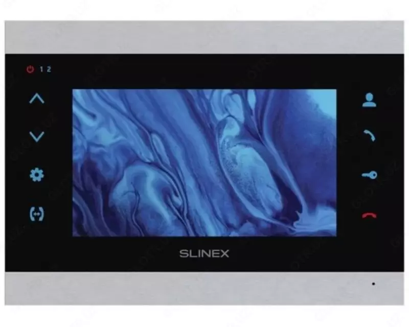 Видеодомофон Slinex SL-07IPHD  IPS 7  детектор движения  переадресация  серебристый чёрный