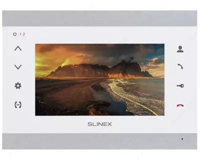 Видеодомофон Slinex SL-07IPHD  IPS 7  детектор движения  переадресация  серебристый белый