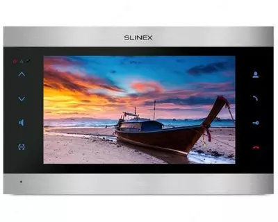 Видеодомофон Slinex SL-10IPTHD  IPS 10  детектор движения  переадресация  серебристый чёрный