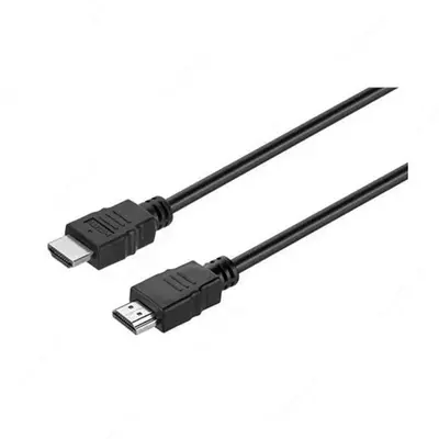 Кабель KITs USB 2.0 to USB Type-C cable  2A  black  1m