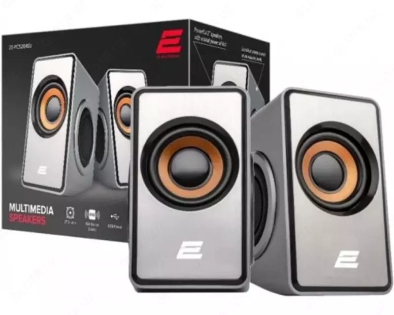 Акустическая система 2E PCS204  2.0  USB  Silver