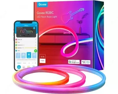  Лента светодиодная умная Govee H61A0 Neon LED Strip Light 3м Белый - 
