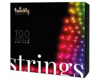 Smart LED Гирлянда Twinkly Strings RGB 100  Gen II  IP44  длина 8м  кабель черный