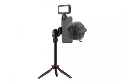 Микрофон с триподом для мобильных устройств Maono by 2Е AU-SM10S Vlog KIT  3.5mm