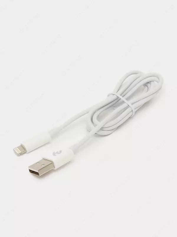 Кабель 2E USB-A - Lightning Molding Type  1m  white
