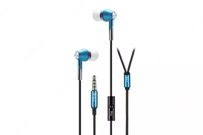  Наушники 2E S2 Metal Skin Mic Blue - 