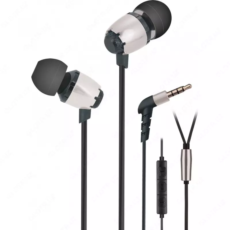  Наушники 2E S6 Pinion Mic Silver - 