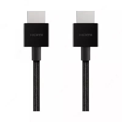Кабель BELKIN HDMI 2.1 (AM/AM) 4K/120Hz and 8K/60Hz  48Gbps Ultra High Speed  2м  Black