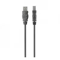  Кабель Belkin USB 2.0 (AM/BM) Printer cable 4.8m  black - 